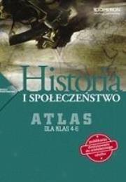 Okładka książki Historia i społecz. SP 4-6 Atlas. Mat. edukacyjne