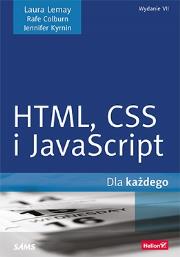 Okładka książki HTML CSS i JavaScript dla każdego
