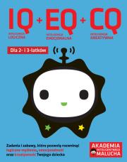Okładka książki IQ + EQ + CQ dla 2-3 latków