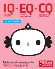 Okładka książki IQ + EQ + CQ dla 4-5 latków