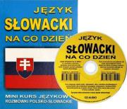 Okładka książki Język słowacki na co dzień z płytą CD Mini kurs językowy Rozmówki polsko-słowackie