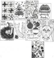 Okładka książki Kartki świąteczne do kolorowania wz.II (9szt) MIX