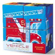 Opakowanie Klocki-układanki, Pojazdy, 4 elem.