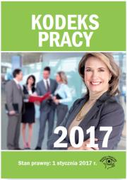 Okładka książki Kodeks pracy 2017