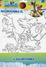 Kolorowanka XL Epoka lodowcowa. Wydawca: VERTE. Dadada.pl Opakowanie Kolorowanka XL Epoka lodowcowa