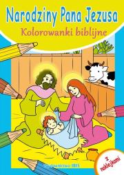 Okładka książki Kolorowanki biblijne. Narodziny Pana Jezusa