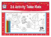 Opakowanie Koloruj świątecznie 24 arkusze z kredkami