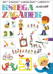 Okładka książki Księga zagadek. Gry zagadki łamigłówki