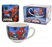 Kubek z podkładką Spiderman. Wydawca: MST Toys. Dadada.pl Opakowanie Kubek z podkładką Spiderman