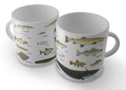 Kubek z rybami - wędkarza 2 (z większą ilością ryb). Autor: Soliton. Dadada.pl Okładka książki Kubek z rybami - wędkarza 2 (z większą ilością ryb)