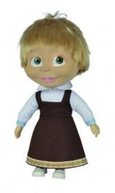 Masza lalka spiewająca. Autor: Masha i Niedźwiedź. Dadada.pl Okładka książki Masza lalka spiewająca