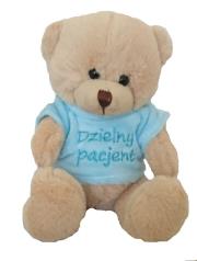 Opakowanie Miś dzielny pacjent 14 cm niebieski