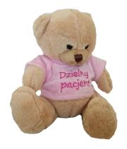 Opakowanie Miś dzielny pacjent 14 cm różowy