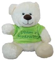 Opakowanie Miś superbohater w bluzeczce 20 cm zielony