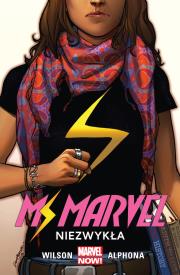 Miss Marvel: Niezwykła, tom 1. Autor: G. Willow Wilson, Adrian Alphona. Dadada.pl Okładka książki Miss Marvel: Niezwykła, tom 1