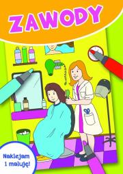 Okładka książki Naklejam i maluję ! Zawody