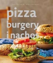 Notatnik kulinarny: Pizze, burgery i nachos. Autor: Carla Bardi. Dadada.pl Okładka książki Notatnik kulinarny: Pizze, burgery i nachos
