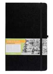 Opakowanie Notes A6 kieszonkowy z gumką Romantyzm kratka