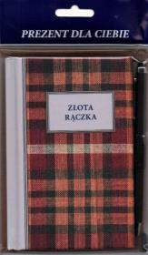 Opakowanie Notes imienny Złota Rączka