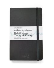 Okładka książki Notes Moleskine Edycja Specjalna WS Radość pisania Large (13 x 21 cm) w linie, czarna, twarda oprawa