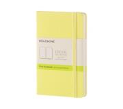 Opakowanie Notes Moleskine P cytrynowy gładki w twardej oprawie 9x14cm (MOQP012M12)