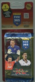 Opakowanie Panini FIFA 365 Adrenalyn XL 2017 Blister z kartami (6+2LE)