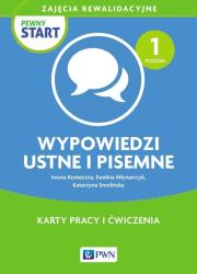 Pewny start Zajęcia rewalidacyjne Wypowiedzi ustne i pisemne Karty pracy i ćwiczenia Poziom 1. Autor: Konieczna Iwona L., Katarzyna Smolińska, Ewelina Mły. Dadada.pl Okładka książki Pewny start Zajęcia rewalidacyjne Wypowiedzi ustne i pisemne Karty pracy i ćwiczenia Poziom 1