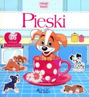 Pieski Naklejki iskierki. Autor: Opracowanie zbiorowe. Dadada.pl Okładka książki Pieski Naklejki iskierki