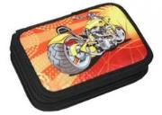 Piórnik trzykomorowy z wyposażeniem Motorbike. Wydawca: MST Toys. Dadada.pl Opakowanie Piórnik trzykomorowy z wyposażeniem Motorbike
