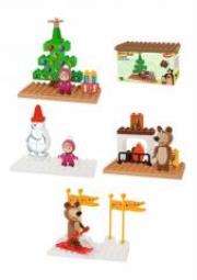 PlayBIG Bloxx Masza i Niedźwiedź Zestaw różne rodz. Autor: Masha i Niedźwiedź. Dadada.pl Okładka książki PlayBIG Bloxx Masza i Niedźwiedź Zestaw różne rodz