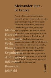 Po kropce. Autor: Aleksander Fiut (red.). Dadada.pl Okładka książki Po kropce