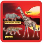 Opakowanie Podkładki pod kubek ze zwierzętami Afryki, zestaw