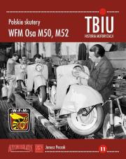 Polskie skutery WFM Osa M50, M52. Autor: Janusz Peszak. Dadada.pl Okładka książki Polskie skutery WFM Osa M50, M52