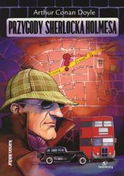 Przygody Sherlocka Holmesa. Autor: Sir Arthur Conan Doyle. Dadada.pl Okładka książki Przygody Sherlocka Holmesa