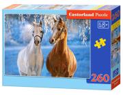 Okładka książki Puzzle 260 el.: The Winter Horses / B-27378