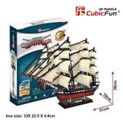 Opakowanie Puzzle 3D Żaglowiec USS Constitution