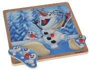 Puzzle z uchwytami Kraina Lodu Olaf. Autor: Eichhorn. Dadada.pl Okładka książki Puzzle z uchwytami Kraina Lodu Olaf