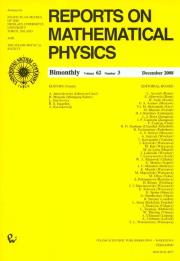 Opakowanie Reports on Mathematical Physics 62/3 2008