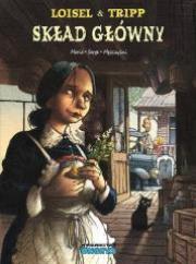 Skład główny T.1 Marie, Serge, Mężczyźni. Autor: Serge Le Tendre i Regis Loisel, Jean-Louis Tripp. Dadada.pl Okładka książki Skład główny T.1 Marie, Serge, Mężczyźni