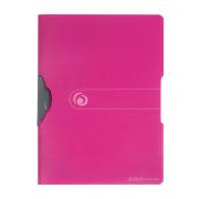 Opakowanie Skoroszyt A4 PP z zaciskiem malinowy Easy
