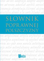 Okładka książki Słownik poprawnej polszczyzny