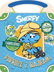 Smerfy. Podróże z bajkami. Autor: Teresa Duralska-Macheta (red.). Dadada.pl Okładka książki Smerfy. Podróże z bajkami