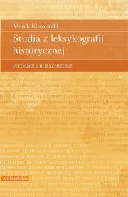 Okładka książki Studia z leksykografii historycznej