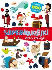 Okładka książki Supernaklejki Piraci atakują