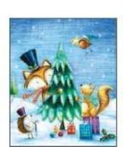 Opakowanie Torebka prezentowa 18x23 CHRISTMAS JOY