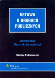 Okładka książki Ustawa o drogach publicznych