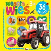 Wesoła Wieś 36 okienek. Autor: Małgorzata Biegańska-Bartosiak. Dadada.pl Okładka książki Wesoła Wieś 36 okienek