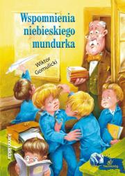 Wspomnienia niebieskiego mundurka. Autor: Gomulicki Juliusz Wiktor. Dadada.pl Okładka książki Wspomnienia niebieskiego mundurka