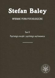 Okładka książki Wybrane pisma psychologiczne Tom 2