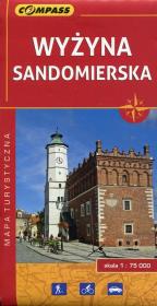 Okładka książki Wyżyna Sandomierska mapa turystyczna 1:75 000